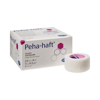 Peha-Haft LF Adhesive Bandages (LF, 1''X4.5YDS ) 8 Each /