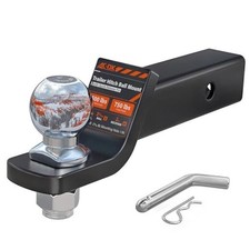 Trailer Hitch Mount with 2-5/16-Inch Ball  Pin, Fits 2-Inch Receiver,2 inch