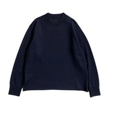 MARGARET HOWELL MHL. Mock Neck Wool Knit Pullover Size M Japan Minimal