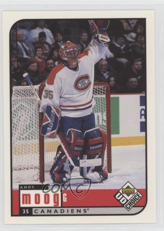 1998-99 Upper Deck UD Choice Andy Moog #106 08x2