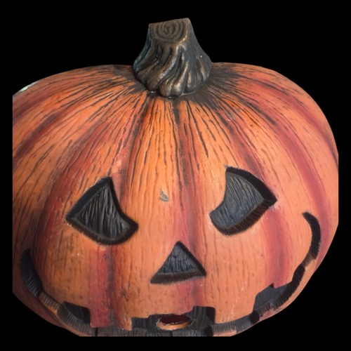 3 Halloween Jack O Laterne Rasen Dekor 8,5" x 9,25" Hartplastik freistehend SIEHE - Bild 8 von 10