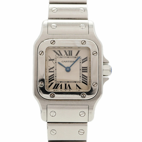 Cartier Santos Galbee SM W20056D6 Ivory Dial Women's Watch GZl...