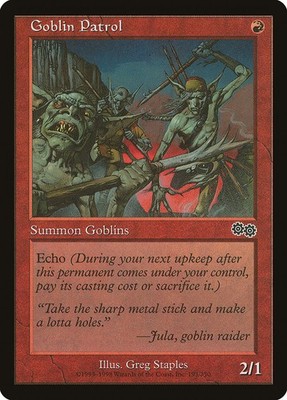 4x Goblin Patrol - LP - Urza's Block - SPARROW MAGIC mtg