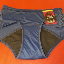 NEW MAIDENFORM NAVY BLUE MODERATE PERIOD HIPSTER / SIZE 5 /SMALL / MSRP 16