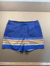 NWT Patagonia Men's Hydropeak 18" Board Shorts Trunks Superior Blue Stripe