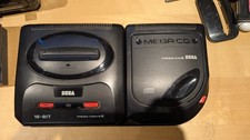 Sega Megadrive II 2 + Sega Mega CD Console Full Set Up Tested Working Pal