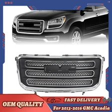 Front Bumper Grille Assembly For 2013-2016 GMC Acadia SLT 22814533 Chrome Black