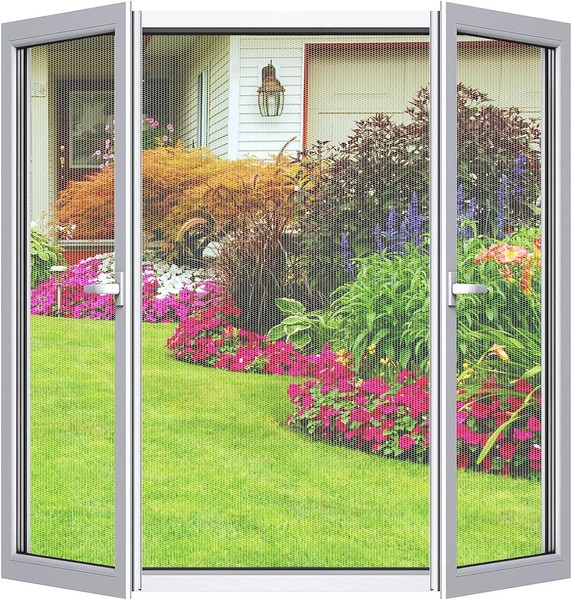 Fliegengitter Fenster 250X150 Cm Diy Zuschneidbar Ohne Bohren Insektenschutz-image