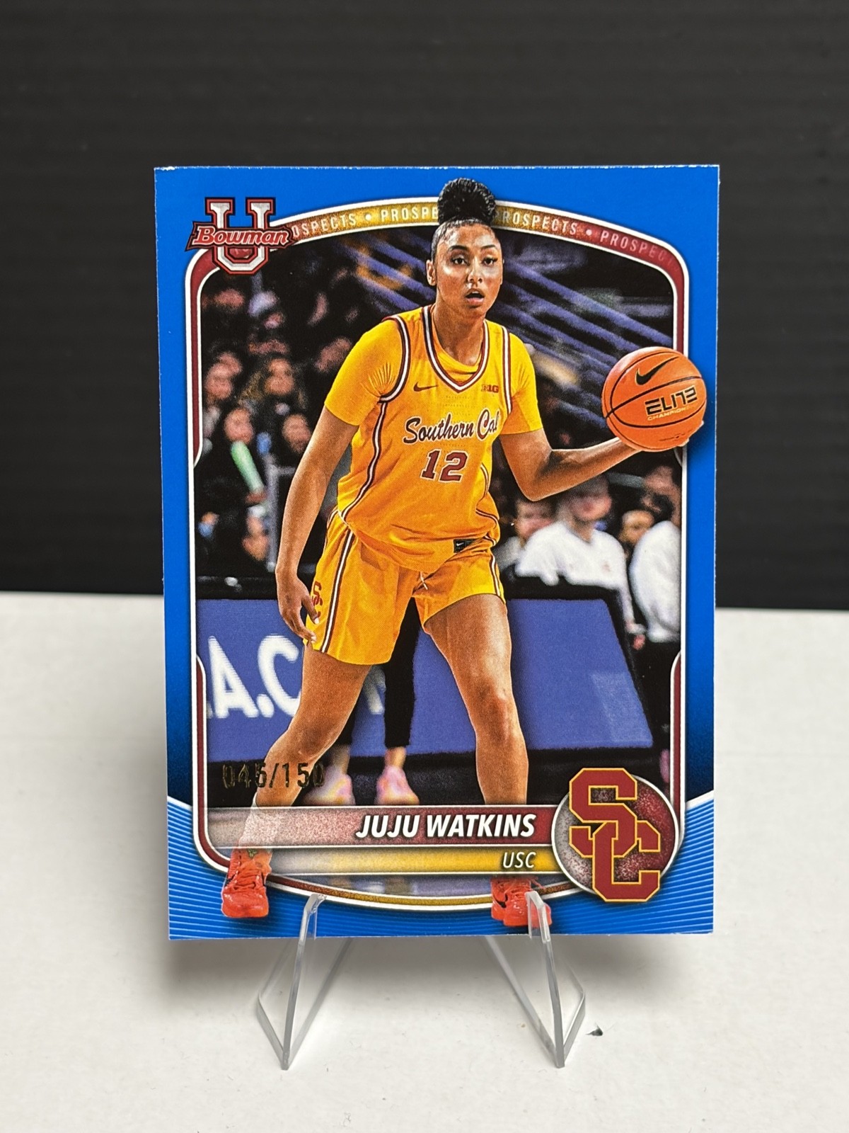 2025-26 Bowman Chrome Prospects JuJu Watkins #BCP-96 Blue Refractor /150