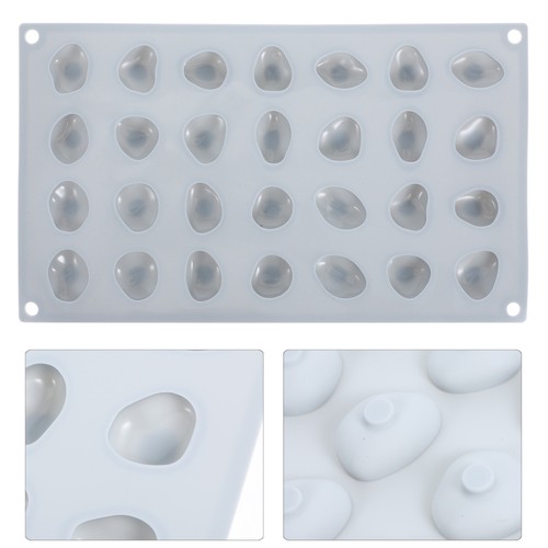 Molde de guijarros para fondant silicona chocolate moldes para galletas - Imagen 4 de 12