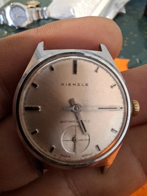 Kienzle Antimagnetic Mechanik Uhr 1960-70 Made In Germany Caliber 0510/53