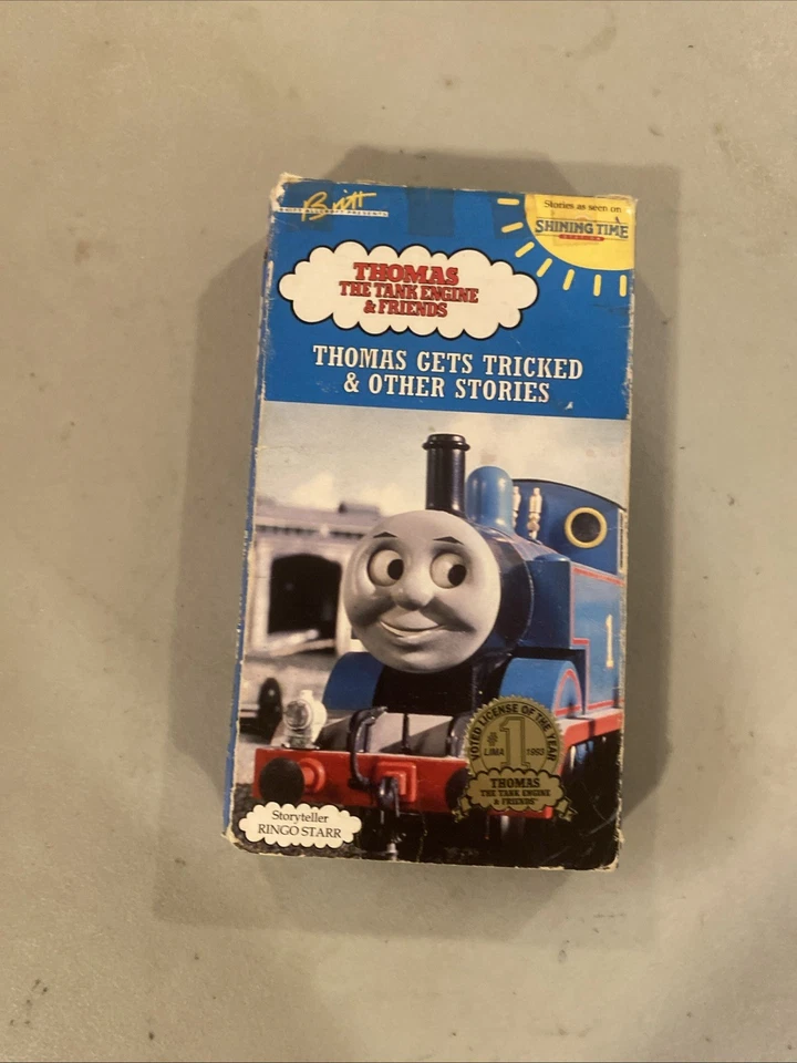 Thomas the Tank Engine Gets Tricked VHS 1990 Ringo Starr Shining Time Station - Image 2 of 4