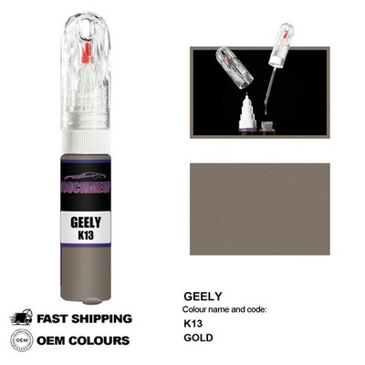 FÜR GEELY GOLD K13 Touch Up Lackstift Pinsel Fix Kit Kratzer Chip Set