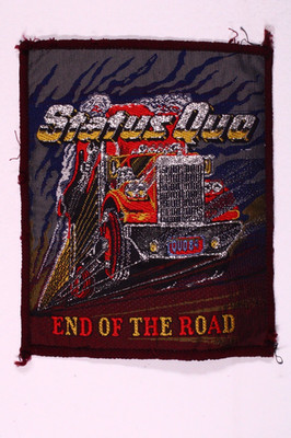 Status Quo Band Patch Abzeichen Francis Rossi Original UK Rock Aufnäher Ca. 1984