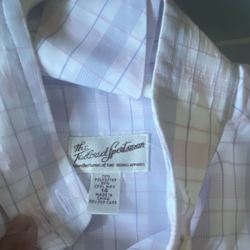 The Tailored Sportsman Pink Plaid Women's English Show Shirt