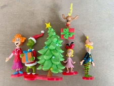 6pcs Collectible Figure Set Dr Seuss The Grinch Toy Christmas Gift