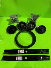 Husqvarna Z142 Deck Rebuild Kit – Mulching Blades, Spindles, Belt & Pulleys