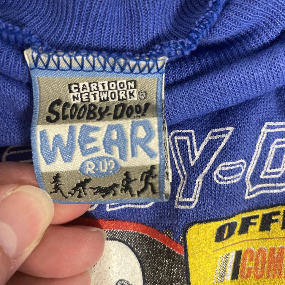 Vintage Cartoon Network Scooby-Doo Wear R U Boys SZ 6 Graphic Sweatshirt Y2K - Image 2 of 4