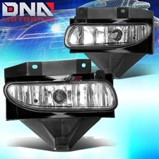 CHROME CLEAR LENS OE BUMPER FOG LIGHT LAMP ASSEMBLY FOR 99-04 MUSTANG NEW EDGE