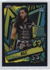 2021 Topps Chrome WWE Slam Attax Black Refractor 4/10 Mustafa Ali #71 0n8e