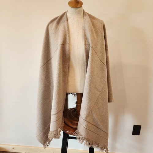 Handmade Wool Poncho - Campfire Cozy