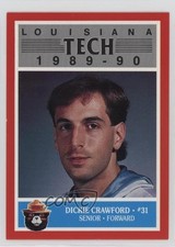 1989-90 Smokey Bear Louisiana Tech Bulldogs Dickie Crawford 0q3