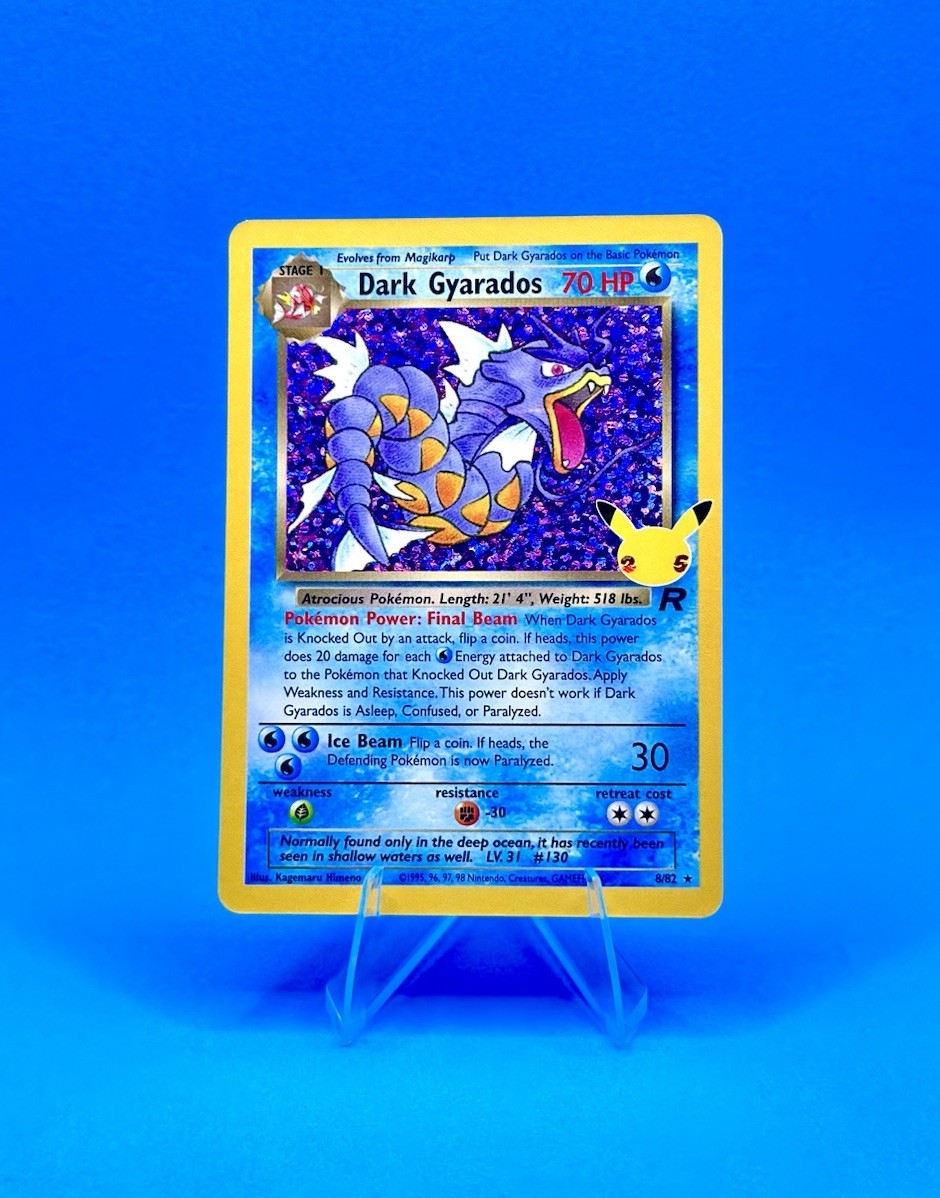Dark Gyarados 8/82 Celebrations Classic Collection Holo Rare Pokemon Card NM