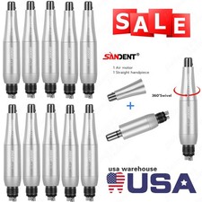 360° Swivel Dental Hygiene Prophy Handpiece Air Motor 4 Holes W/ 4:1 Nose Cone A