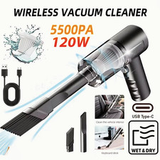 120W Cordless Handheld Wireless Vacuum Cleaner Small Mini Portable Car Auto Home