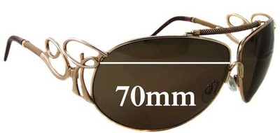 SFx Replacement Sunglass Lenses fits Roberto Cavalli Cameia 300S - 70mm Wide