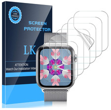 L K L K 6 Pack TPU Screen Protector for Apple Watch 40mm and 38mm