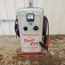 Vintage 1950s Marquette Power King Model 321 Battery Charger (WORKS)