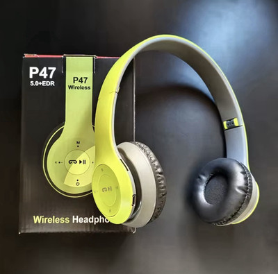 P47 5.0+EDR Bluetooth Wireless On-Ear Headphones Headband, Green 2.4GHz