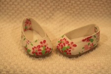 66 MM Floral Flats For American Girl Dolls