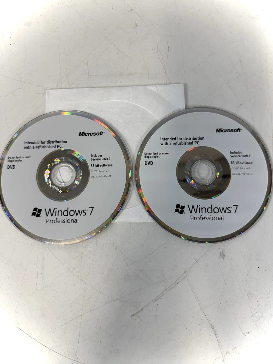 Windows 7 Professional Sp1 64bit for sale | eBay