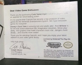 Code Name: Viper (Nes)(1990) CIB. Game, Box, Manual & Box Protector. Free Ship!