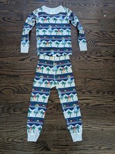 Hanna andersson Boys Disney bluey pajama Set Size 4 100 Top Bottom Organic Pants