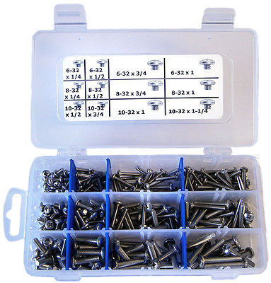 Per Legno E Metallo Kit Viti Phillips Acciaio Inox 18-8 - Assortimento Per Riparazioni, Marca StainlessTown! Set Chiavi Esagonali - Foto 4