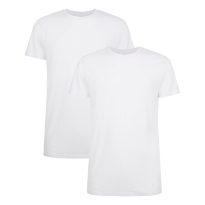 Bamboo Basics T-Shirt Ruben - Optical White - 2-Pack