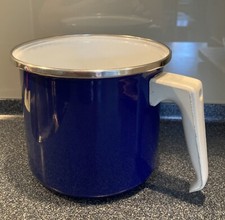 orig. Vintage - 70er-Jahre Milchtopf - Emaill...