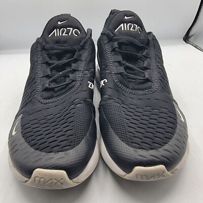 ^^② Nike Air Max 270 Womens Size 8.5 Sneakers Black Anthracite White