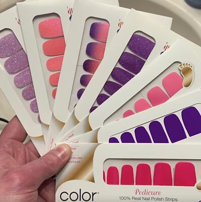 Color Street Real Nail Polish Strips (New In Box) Buy 2 get 1 Free !!!!!!!!!!!!!