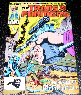Transformers 13 (7.5) 1st Print Marvel Comics 1986 - Flat Rate Shipping