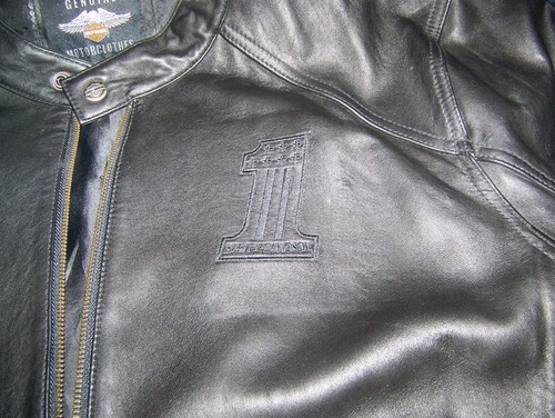 Harley Davidson Genuine Motor Clothes Men's xXL Sheep Skin Leather Jacket - Picture 6 of 7