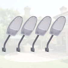 4PCS 144LED Dusk to Dawn Street Light Outdoor Garden Yard Security Lights