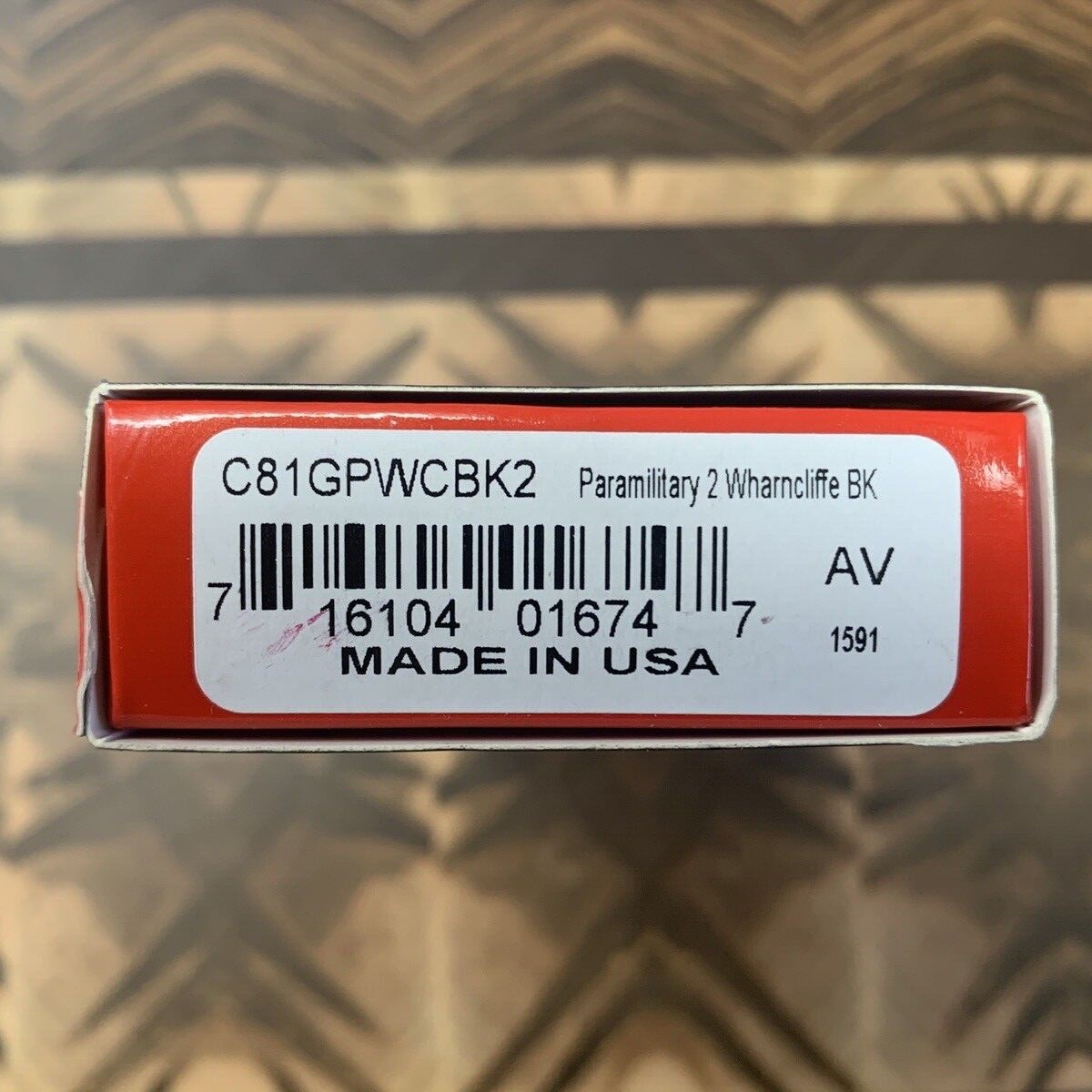 Spyderco PM2 Paramilitary 2 S30V Wharncliffe DLC Cutlery Shoppe