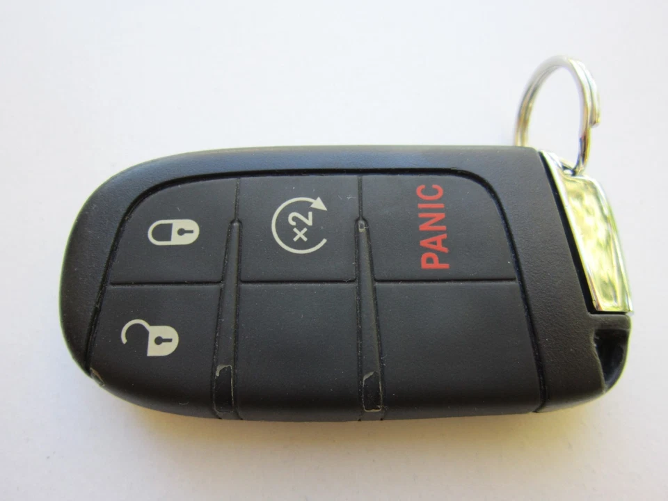 OEM 2017-2023 JEEP BRÚJULA LLAVE INTELIGENTE MANDO A DISTANCIA SIN LLAVE ALARMA DESBLOQUEADO/usado Foto 3 de 4