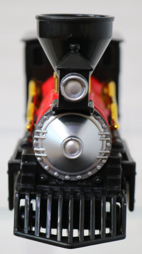 Steam Engine/Tender Black Pilot/Cow Catcher Red Boiler Brown Tender Pacific RR - Picture 5 of 6