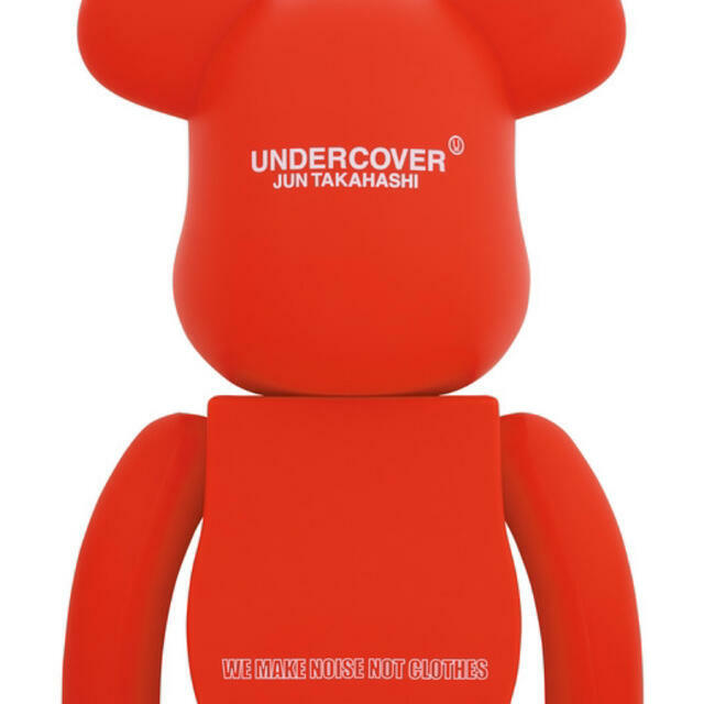 お歳暮 LOGO UNDERCOVER RBRICK BE RED Undercover Red Logo 1000 キューブリック、ベアブリック