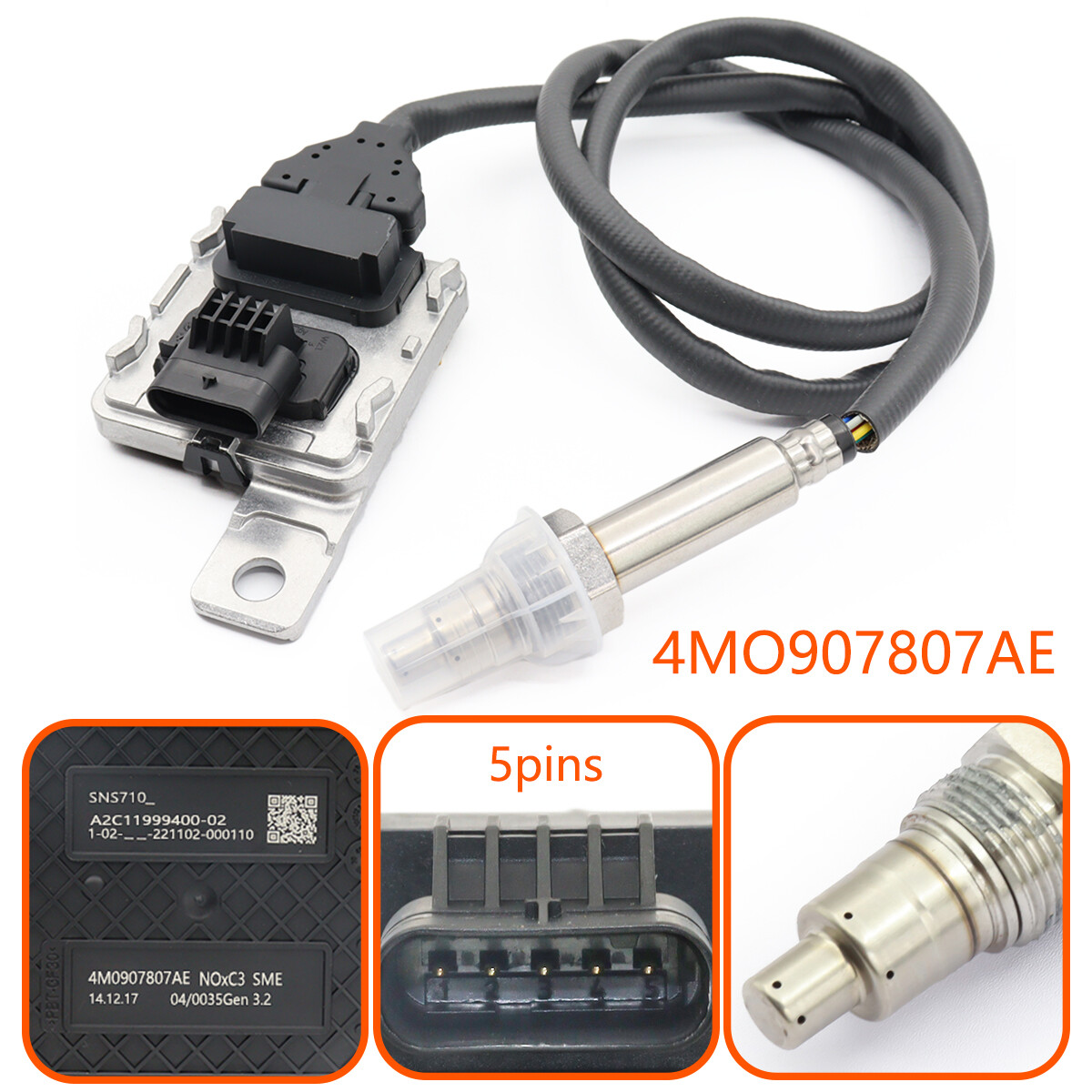 Nox sensor 4M0907807AE for VW AUDI Q7 4M Q8 3.0L TDI diesel VW